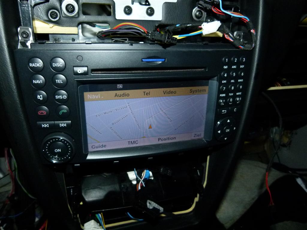 W463 Umbau altes Comand auf neues Comand Viermalvier